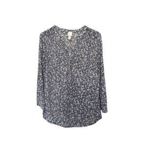 H&M Floral Long Sleeve Top